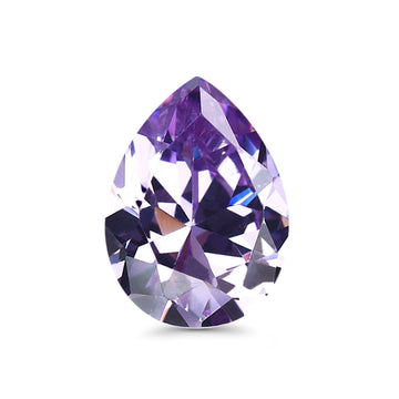 Pear Lavender CZ Loose Gemstones